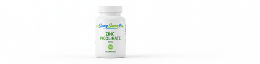 Zinc Picolinate 30 mg - Shop Savvy Supps (logo applied)