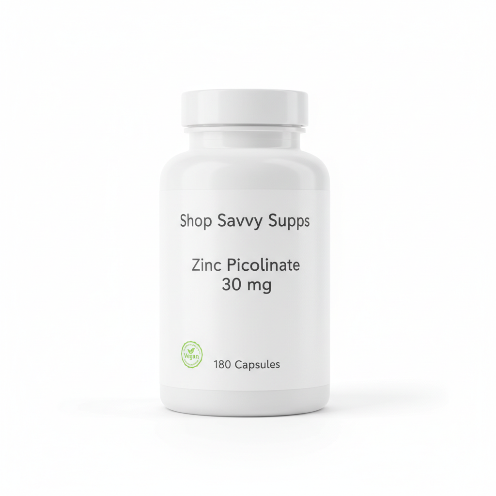 Zinc Picolinate 30 mg - Shop Savvy Supps