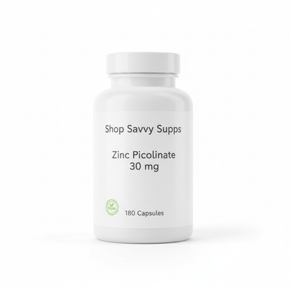 Zinc Picolinate 30 mg - Shop Savvy Supps